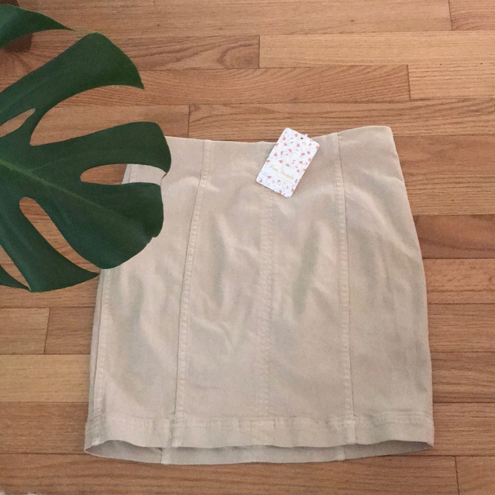 Free People Modern Femme light pink mini skirt